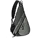 Shoulder Chest Crossbody Sling Bag Pack Backpack for Men Women Girls Boys (Gray)