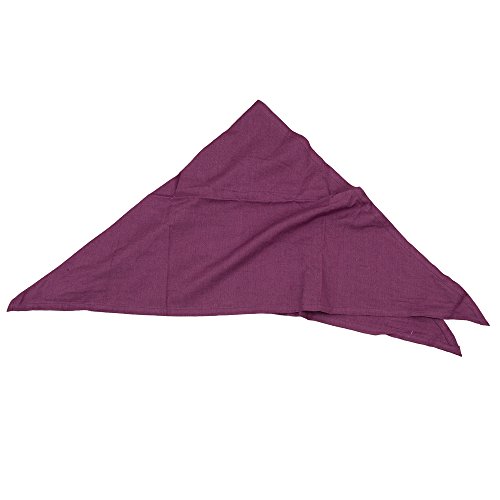 Cotton Canvas Pirate Bandana - Burgundy