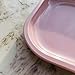 Metal Tray Small Pink Lightweight Tray - Curved Edges and Smooth Surface - 5.5 x 7 inch - Travel