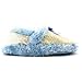 Frozen Kids A-Line Slippers (7/8 M US Toddler, Silver/Blue Elsa & Anna)