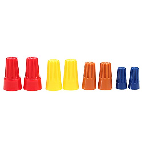 70Pcs Electrical Wire Twist Nut Connector Terminals Cap Spring Insert Assortment - Thumbnail 6