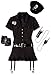 Leg Avenue Women's 6 Piece Dirty Cop Costume