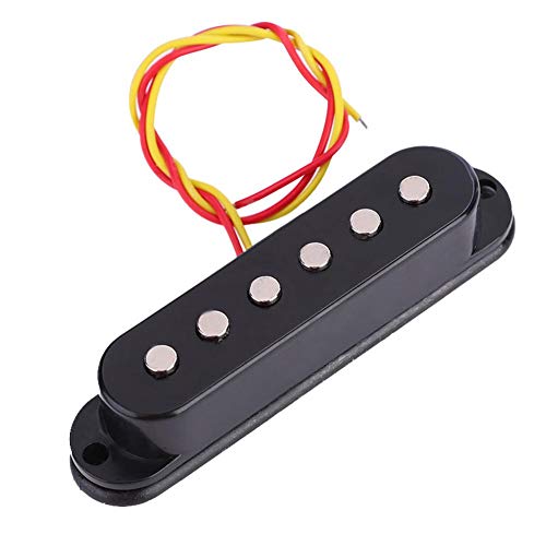 Bnineteenteam 1 PC Single Coil Sound Pickup Replacement Part for ST Electric Guitar(Black) Musical Instrument Accessories
