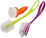 Casabella Loop 3-Piece Dish Brush Set - 15519AZ