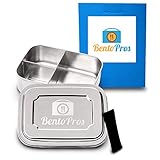 Stainless Steel Lunch Containers Bento Box-3 Compartment Metal Food Storage Meal Prep