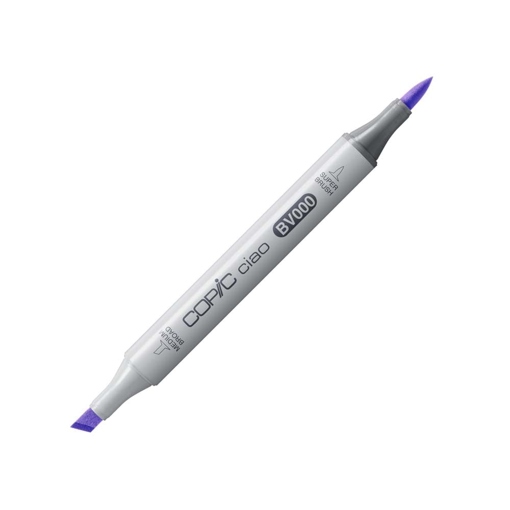 Copic Ciao Coloured Marker Pen - (BV-00) Mauve Shadow, For Art & Crafts, Colouring, Graphics, Highlighter, Design, Anime, Professional & Beginners, Art Supplies & Colouring Books
