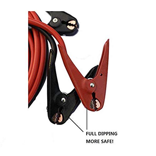 Autofonder Booster Cable Booster Jumper Cables in Carry Bag Jumper Battery Cables (2 Gauge)