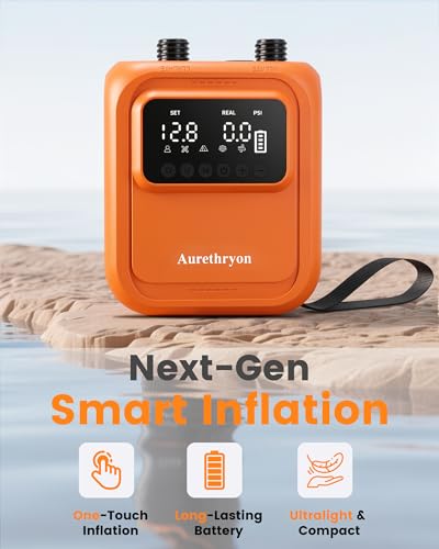 Rechargeable Electric Paddle Board Pump - 20PSI Portable 13500mAh Battery USB-C SUP Air Pump with 50% Faster Inflation for Inflatables, Kayaks, Tents, Boats, Pool