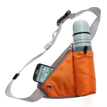 Sevia Sports Waist Water Bottle Holder for Runners/Hydration Bag Waist Pouch Running Belt for Outdoor Walking and Hiking Waterproof Bag (Multi Color)