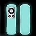 SIKAI Protective Case for Apple TV 2 3 Remote Shockproof Silicone Cover for Apple TV Remote Skin-Friendly Anti-Slip Washable Anti-Lost Multi-Colors with Remote Loop (Glow in Dark Blue)