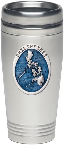Heritage Metalworks TD10831EB Philippines Map Thermal Drink