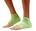 KidSole RX Gel Sports Sock for Kids with Heel Sensitivity from Severs Disease, Plantar Fasciitis. US Kid's Sizes 2-7 (Neon Green)