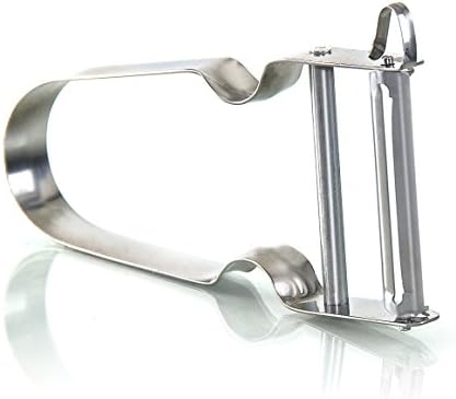 Zena Stainless Steel Swiss Starpeeler Hard Peeler for Fruits and Vegitables (Silver)