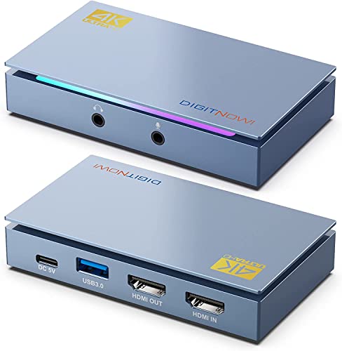 HDMI Video Capture Card USB 3.0, 4K Loop-Out HD