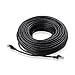Cable Matters 10Gbps Snagless Long Shielded Cat 6A Ethernet Cable - 100ft, Cat 6A Cable, Cat6A Cord, Ethernet Cord, Black