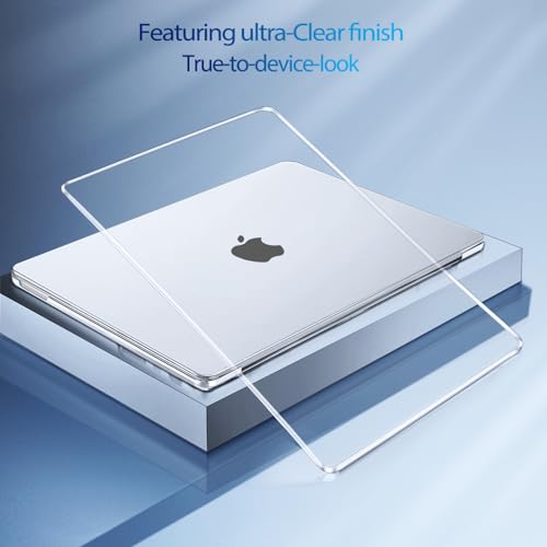 MOSISO Case Compatible with MacBook Neo 13 Inch Cover, Model A3404 2026 Version with A18 Pro Chip, Scratch-Resistant, Crystal Clear Hard Protective Case