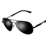 DUCO Premium Aviator Style Polarized Sunglasses 100% UV protection 3026