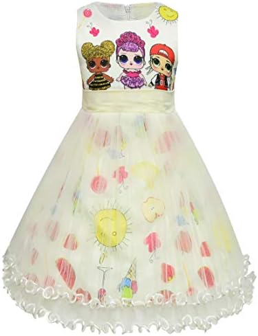 BT Willing Girls LOL Doll Party Costume Flower Cosplay Wedding Christmas Fancy Princess Dress