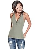 GUESS Factory Women's Morrison Rib-Knit Tank