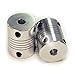 [3D CAM] 2 PCS Flexible Couplings 5mm to 5mm NEMA 17 Shaft for RepRap 3D Printer Prusa i3 or CNC Machine