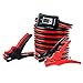 NoOne Jumper Cables, 4 Gauge 18 Feet LED Light Booster Cables with Digital Voltmeter & Alarm Signal Reverse Hookup