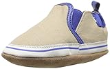 Robeez Liam Soft Sole Crib Shoe (Infant), Taupe, 6-12 Months M US
