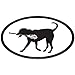ChalkTalkSPORTS Guys Lacrosse Car Magnet | Max The Lax Dog