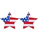 Ayliss 10Pairs USA Flag Star Shape Disposable Breast Petals Adhesive Pasties