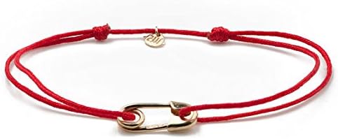 14 Karat Gold Teensy Lucky Pin Bracelet