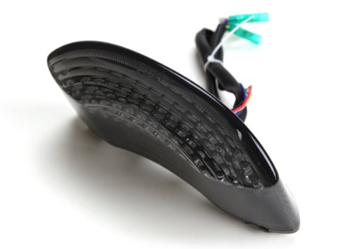 2008-2010 Triumph Speed Triple Integrated Sequential LED Tail Lights Smoke Lens