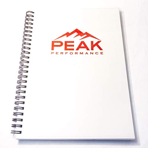 Peak Performance Workout Planner & Fitness Log Book, Designed by Professionals, to Achieve Fitness & Bodybuilding Goals with Custom/Sturdy Design - Get Fit