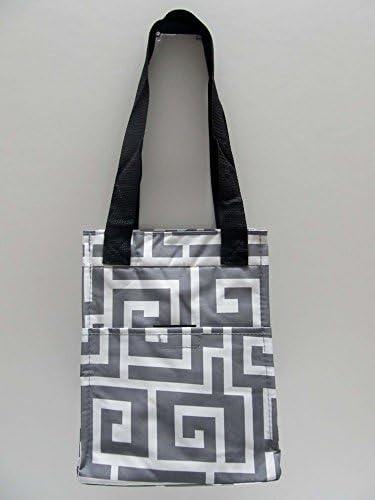 Good Bag Insulated Lunch Bag Portable Carry Storage Lunch Tote Bag - Greek Key