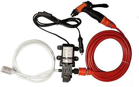 70W 130PSI High Pressure Self-Priming Electric Car Washer Water Pump Washing Machine Cigarette Lighter Car House Clean Tool 12V