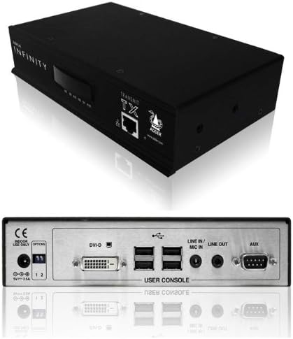 ADDER ADDERLINK INFINITY ALIF-1000P RECEIVER **Pure digital media extension over IP. Featuring Full DVI, Digital Audio, USB True Emulation, Network Multicast, Device Switching and EPG style user interface, Perfect Digital Video, Intelligent Video Encoding, Video Colour Accuracy, USB True Emulatio** ALIF1000/R
