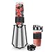 CHULUX Smoothie Blender with BPA-Free Travel Bottles (20+14 Oz),Electric Personal Blender Stainless Steel 4-Blade for Juice,Shakes and Baby Food,300W