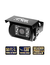 Sistema de cámara de respaldo de 7 "para vehículos recreativos   camiones   autobuses   Cámara a prueba de agua con visión nocturna   RVS 770613 NM 01 por seguridad de vista trasera.