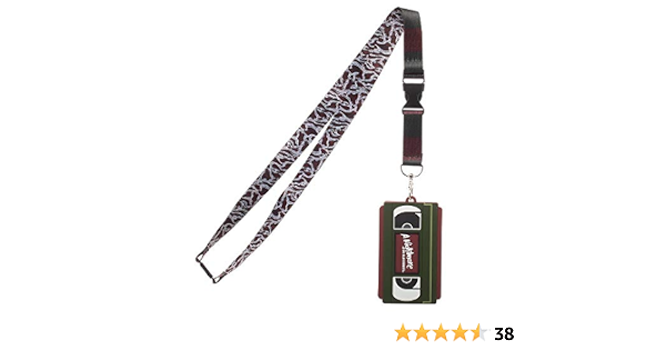 Amazon Com Nightmare On Elm Street Lanyard With Molded Rubber Vhs Id Holder Office Products