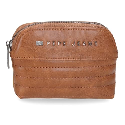Biker, beauty case, tracolla, perfetto per organizzare, vari scomparti. Joumma Bags, marrone, Monedero redondo, Portamonete rotondo