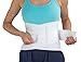 MABIS Lumbar Support Brace, Unisex Lower Back Support Brace, Adjustable Lumbar Support, White