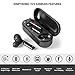 SimpTronic True Wireless Earbuds Bluetooth 5.0 Headphones in-Ear TWS Mini Headset for Sport Deep Bass Stereo Earphones HD Sound Waterproof Noise Cancelling Mic 30 Hours Playtime Black
