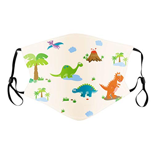 Woybda Lavable Estampado Lindo Pañuelo Niño Multicapa Multifunción Elástica y Transpirable Algodón Reutilizable con Bolsillo Para Filtro Escuela Calle ????á???????????????????? (Multicolor 14, 5pc)