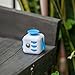 LPVLUX Fidget Stress Dice Toy Cube – Flippy Chain Fidget Toy – The Premium Fidget Dice Anti-anxiety, Depression, Stress, ADD & ADHD Cube for Children/Adults (White/Blue)