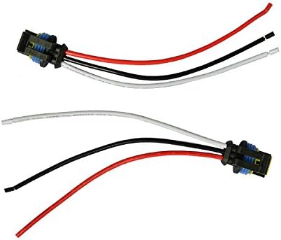 GZXY D3 Osram HID Bulb Plug to Ballast Cable Wire Harness Converter Connector 2PCS