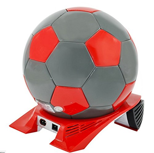 Click Here to See More Images WGL 3.5 Liters Portable Mini Soccer Car Refrigerator Outdoor Household Refrigerator(Appearance Size: 24.8X27.5X27cm),Red