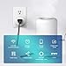 Mini Wi-Fi Smart Plug Works with Alexa Google Home and IFTTT, No Hub Required, Smart Socket with Timer Function, FCC ROHS Listed (1 Pack)