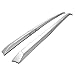 Black Friday VIOJI 1 Pair Silver Aluminum Mount Onto the Rooftop Roof Rack Top Side Rails Carries Luggage Carrier w/ 78.74