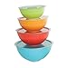 Nordic Ware 8 Piece Covered Bowl Set, Multicolor