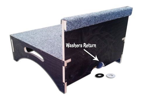 Vorticy Hawaiian Washers Toss Game Set (Rebel Finish)