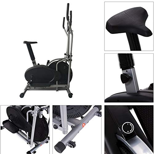 Simoner 2 in 1 Elliptical Bike Cross Trainer, Professional Indoor Cycling Bike Exercise Machine, Upgraded Fitness Equipments