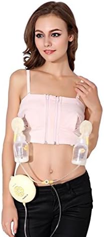 FITTIN Hands-Free Breastpump Nursing Bra soft Bras Pink , Pink , L